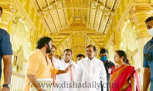 రేపు యాదాద్రికి సీఎం కేసీఆర్