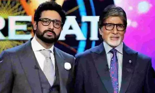 అమితాబ్‌పై షోలో కుల్లు జోకులు.. హద్దులు దాటొద్దన్న అభిషేక్