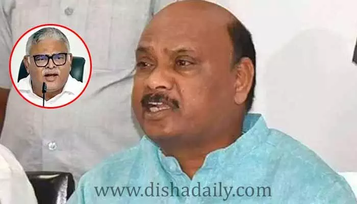 లోకేశ్పై అంబటి సెటైర్లు:‘అరగంట కోసం కాదుగా సోం బేరి సారు..’ అంటూ అయ్యన్న కౌంటర్ లోకేశ్పై అంబటి సెటైర్లు:‘అరగంట కోసం కాదుగా సోం బేరి సారు..’ అంటూ అయ్యన్న కౌంటర్