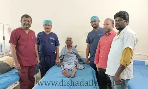 105 యేండ్ల వృద్ధురాలికి శస్త్ర చికిత్స