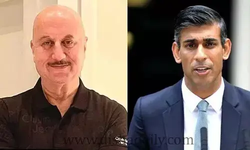 Rishi Sunak పై ప్రశంసల వర్షం కురిపించిన Anupam Kher.. ఏదైనా జరగొచ్చంటూ..