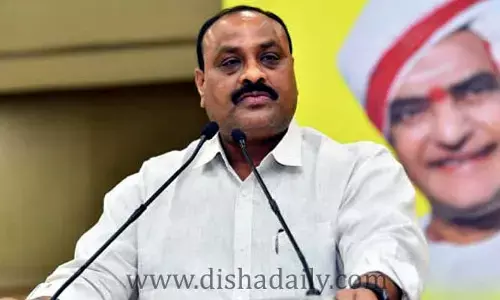 అటెండెన్స్ ​కోసమే వచ్చి వెళ్లారు... మంత్రి అచ్చెన్నాయుడు