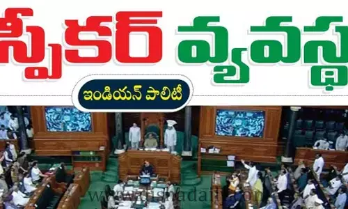 స్పీకర్ వ్యవస్థ: ఇండియన్ పాలిటీ