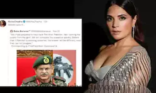 భారత సైన్యాన్ని అవమానించేలా నటి Richa Chadha (రిచా చద్దా)ట్వీట్..