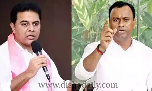 మరోసారి హాట్‌టాపిక్‌గా  Munugode .. కేటీఆర్‌కు రాజగోపాల్ రెడ్డి ట్వీట్