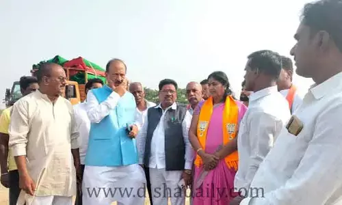 బహిరంగ సభ ఏర్పాట్లను పరిశీలించిన ఎంపీ: సొయం బాపురావు