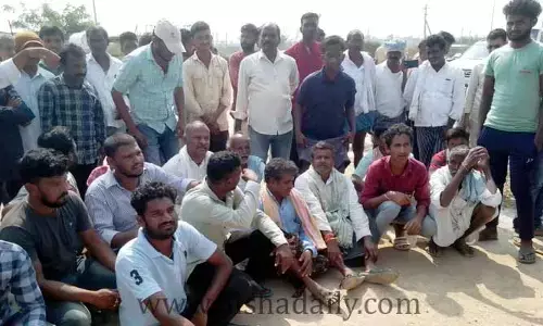 సీఎం కేసీఆర్ ఎఫ్టెక్ట్ : యాదాద్రి థర్మల్ ప్లాంట్ వద్ద ఉద్రిక్తత