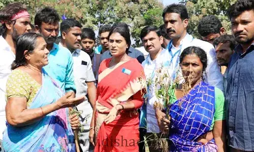 YS షర్మిల పాదయాత్రలో మరోసారి ఉద్రిక్తత