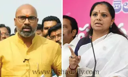 Kalvakuntla Kavitha పై కేసు నమోదు చేసేలా ఆదేశం ఇవ్వండి.. హైకోర్టును ఆశ్రయించిన MP Dharmapuri Arvind