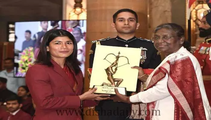 ఘనంగా జాతీయ క్రీడా పురస్కారాల ప్రదానోత్సవం ఘనంగా జాతీయ క్రీడా పురస్కారాల ప్రదానోత్సవం
