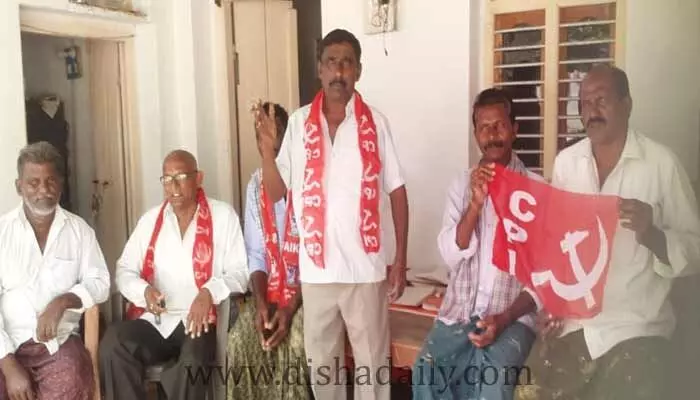 సాగర్ ఎడమకాల్వ ద్వారా నీటిని విడుదల చేయాలి.. CPI leader Pokala Venkateswarlu సాగర్ ఎడమకాల్వ ద్వారా నీటిని విడుదల చేయాలి.. CPI leader Pokala Venkateswarlu