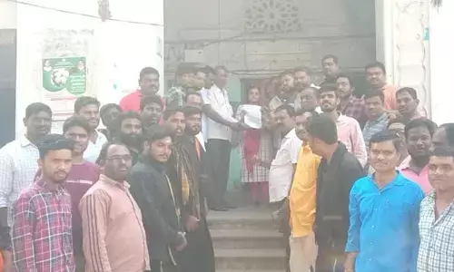 లక్షెట్టిపేటలో స్వర్ణకారుల నిరసన
