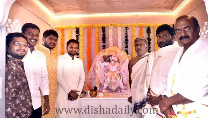 ఆంజనేయ స్వామి విగ్రహాం పున:ప్రతిష్టాపన ఆంజనేయ స్వామి విగ్రహాం పున:ప్రతిష్టాపన