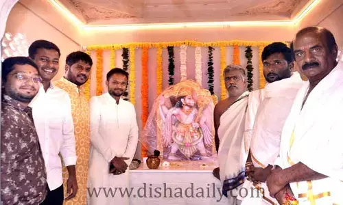 ఆంజనేయ స్వామి విగ్రహాం పున:ప్రతిష్టాపన