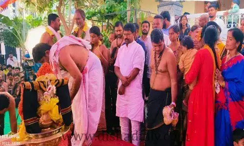 చిల్కానగర్ లో ఘనంగా అయ్యప్ప స్వామి పడిపూజ
