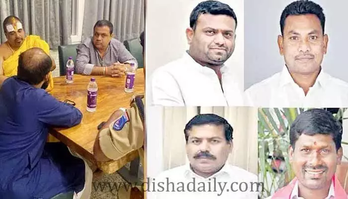 ఎమ్మెల్యేల కొనుగోలు కేసు: చంచల్గూడ జైలు నుంచి నిందితులు విడుదల ఎమ్మెల్యేల కొనుగోలు కేసు: చంచల్గూడ జైలు నుంచి నిందితులు విడుదల