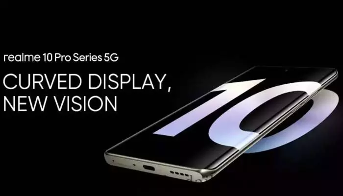 Realme 10 Pro 5G :కర్వ్డ్ డిస్ప్లే. ఈ తేదీ నుంచే కొనుగోలు ప్రారంభం Realme 10 Pro 5G :కర్వ్డ్ డిస్ప్లే. ఈ తేదీ నుంచే కొనుగోలు ప్రారంభం