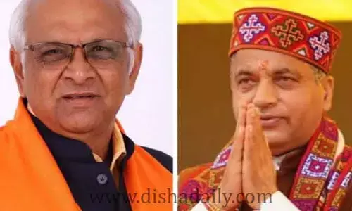 ముందంజలో Gujarat & Himachal  బీజేపీ సీఎంలు