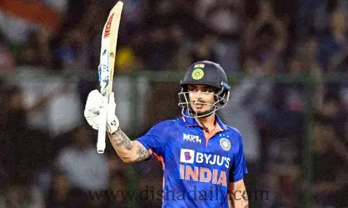 Ishan Kishan  మెరుపు సెంచరీ.. భారీ స్కోర్ దిశగా టీమిండియా