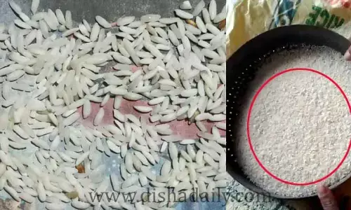 రేషన్ బియ్యంలో ప్లాస్టిక్ బియ్యం... (వీడియో)