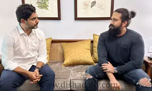 Nara Lokesh తో KGF హీరో Yash  భేటీ