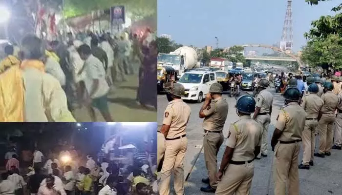 Macherla: లో 144 సెక్షన్.. భారీగా పోలీసుల మోహరింపు Macherla: లో 144 సెక్షన్.. భారీగా పోలీసుల మోహరింపు