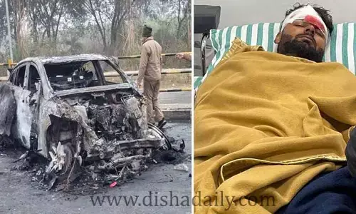 ఫ్లాష్.. ఫ్లాష్.. : క్రికెటర్Rishabh Pantకు రోడ్డుప్రమాదం