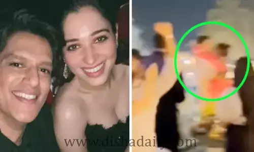 Tamannaah :Vijay Varma తో Dating చేస్తోన్న తమన్నా.. Kiss చేస్తూ దొరికిపోయారు!!