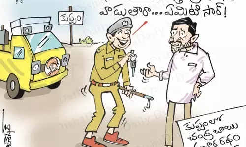 చంద్రబాబు ప్రచార వాహనం కార్టూన్ 05-01-2023
