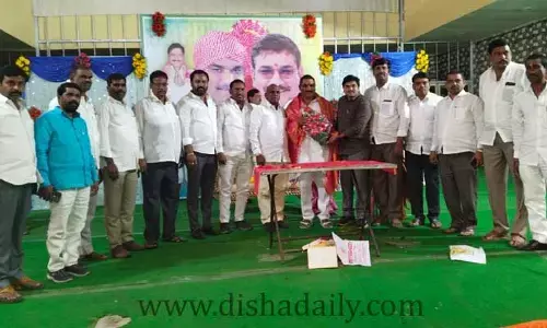 ఘనంగా జిల్లా సర్పంచుల సంఘం అధ్యక్షుని జన్మదిన వేడుకలు