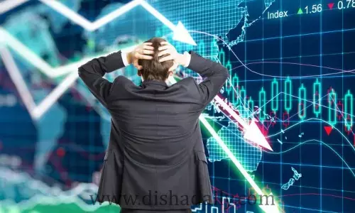 మళ్లీ నష్టాల్లోకి జారిన సూచీలు!