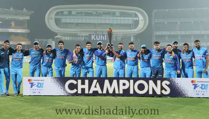 వరుసగా 10th series గెలిచిన Team India..