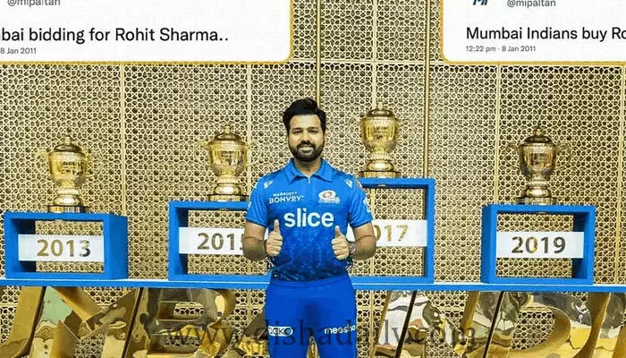 ముంబై ఇండియన్స్లో 12 సంవత్సరాలు పూర్తి Rohit Sharma ( వీడియో) ముంబై ఇండియన్స్లో 12 సంవత్సరాలు పూర్తి Rohit Sharma ( వీడియో)