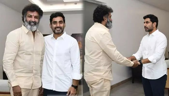 Breaking News: నారా లోకేశ్తో తారకరత్న భేటీ Breaking News: నారా లోకేశ్తో తారకరత్న భేటీ