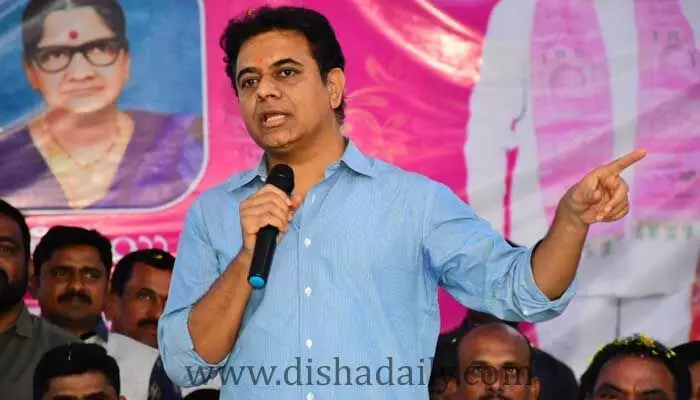ఆ లెక్క తప్పు అయితే రాజీనామాకు సిద్ధం: మంత్రి KTR ఛాలెంజ్ ఆ లెక్క తప్పు అయితే రాజీనామాకు సిద్ధం: మంత్రి KTR ఛాలెంజ్