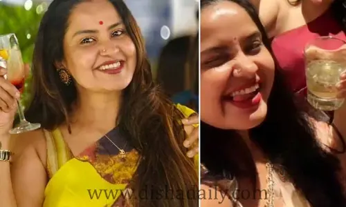 చేతిలో డ్రింక్ గ్లాస్‌తో నటి ప్రగతి.. క్యాప్షన్ అదిరిపోయిదంటున్న నెటిజన్స్