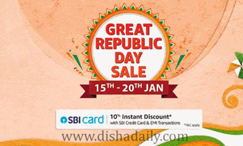 Amazon Great Republic Day Sale - Live from 15th - 20th Jan. Huge discount