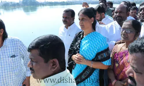 దిశ ఎఫెక్ట్: బాలాపూర్​ పెద్ద చెరువును సందర్శించిన మంత్రి సబితా ఇంద్రారెడ్డి