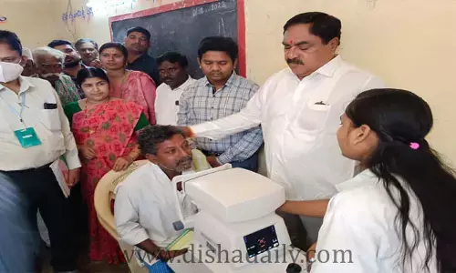 అత్యున్నత ప్రమాణాలతో కంటి పరీక్షలు.. మంత్రి ఎర్రబెల్లి