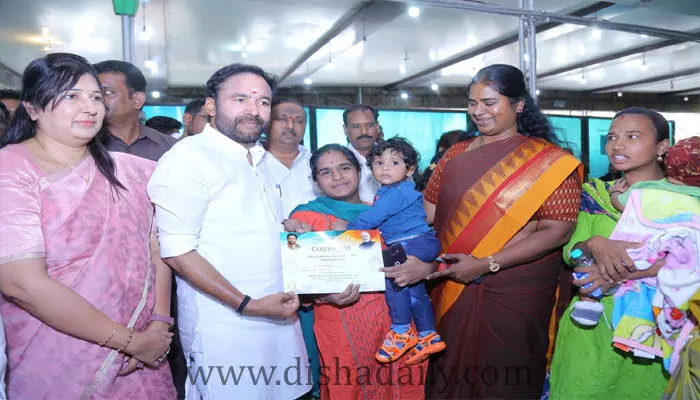 పసి పిల్లల ఆరోగ్యం పట్ల తల్లిదండ్రులు శ్రద్ధ వహించాలి.. Union Minister kishan reddy పసి పిల్లల ఆరోగ్యం పట్ల తల్లిదండ్రులు శ్రద్ధ వహించాలి.. Union Minister kishan reddy