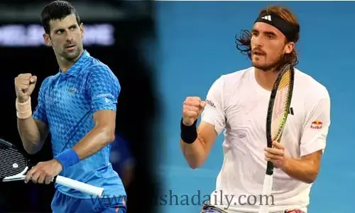 Australian Open tennis: క్వార్టర్స్‌లో జొకోవిచ్, సిట్సిపాస్