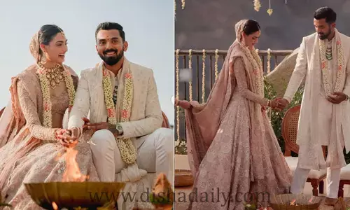 వైభవంగా క్రికెటర్ KL రాహుల్-అతియా శెట్టి పెళ్లి.. ఫొటోలు వైరల్