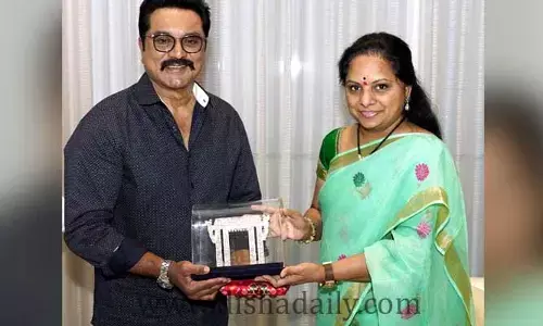 Kalvakuntla Kavitha  :కవితతో సినీ నటుడు శరత్ కుమార్ భేటీ!