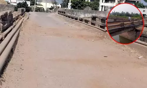 SRSP Canal bridge :  ప్రమాదకరంగా ఎస్‌ఆర్‌ఎస్‌పి కెనాల్ బ్రిడ్జి.. అయినా స్పందించట్లే!