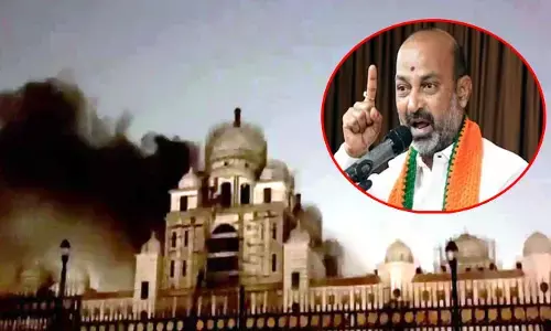 కేసీఆర్ తొందరపాటుతోనే సెక్రటేరియట్‌లో అగ్నిప్రమాదం : Bandi Sanjay Kumar