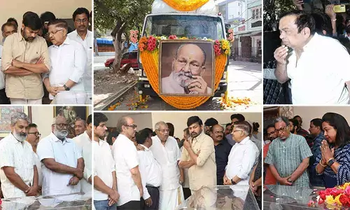 కళాతపస్వీ కె.విశ్వనాథ్‌కు సినీ ప్రముఖుల ఘన నివాళి (ఫొటో ఫీచర్)