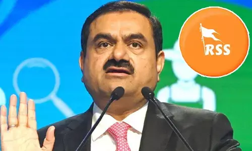 దుమారం రేపుతున్న హిండెన్ బర్గ్ నివేదిక.. అదానీకి RSS మద్దతు!