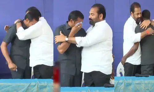 సార్ నిన్ను విడిచివెళ్లిపోతుంటే బాధగా ఉందంటూ... కన్నీళ్లు పెట్టుకున్న కోటంరెడ్డి గన్‌మెన్లు