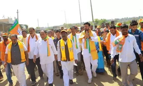 ఉట్లపల్లిలో బీజేపీ ప్రజా చైతన్య యాత్ర ప్రారంభం