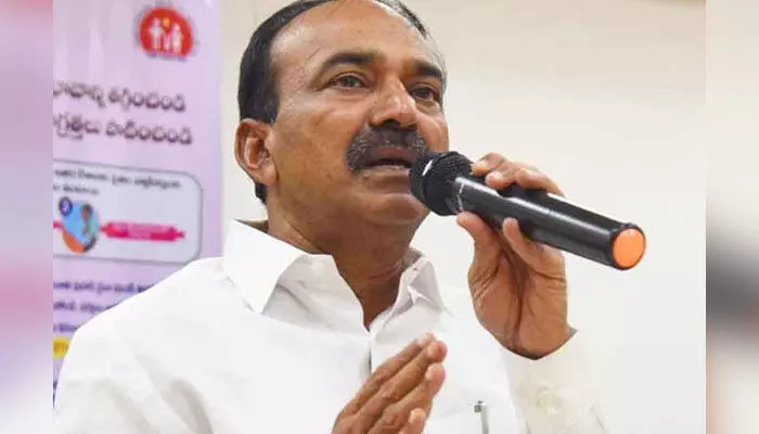 అసెంబ్లీలో తెలంగాణ సర్కారుపై ఈటల ఫైర్! అసెంబ్లీలో తెలంగాణ సర్కారుపై ఈటల ఫైర్!